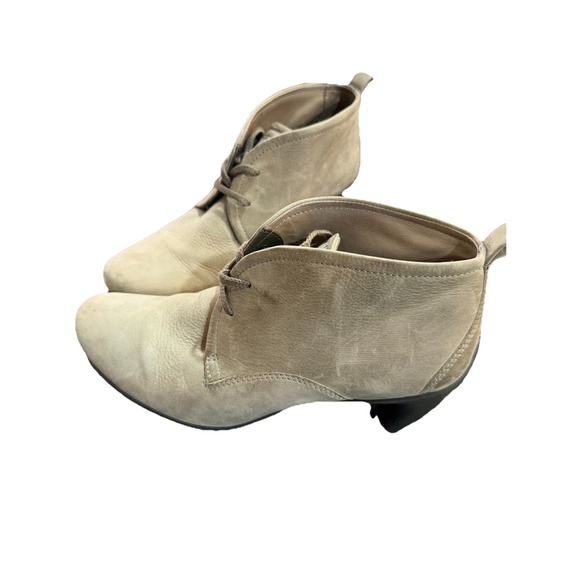 Ecco Shoes - Ecco Amber Sculptured Ankle Casual Boot Womens Size 7.5 38 Gray Black